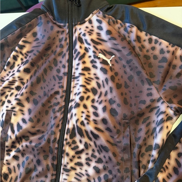 Puma Leopard Print Track Jacket - Picture 5 of 5